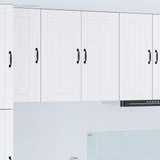 Wall Cabinet LUCCA White 80 x 31 x 80 cm Engineered Wood 885055