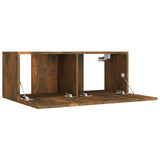 8 Piece TV Cabinet Set Smoked Oak Engineered Wood 3114219