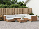 8 pcs Rattan Lounge Set with Cushions GENDT Natural Rattan 3429862