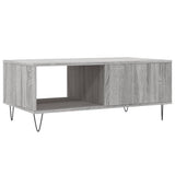 Coffee Table Grey Sonoma 90x50x36.5 cm Engineered Wood 830570