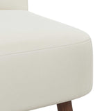 Slipper Chair Cream Velvet 42050520