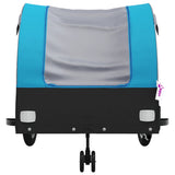 Bike Trailer Black and Blue 45 kg Iron 94149