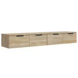 Wall Cabinets 2 pcs Sonoma Oak 68x30x20 cm Engineered Wood 3115894