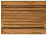 Table Top 40 x 40 x 3.5 cm Square Solid Teak Wood Natural 42033143