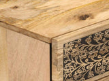 Bedside Cabinet 50x33x60 cm Solid Wood Mango 358221