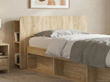 Headboard Cabinet with Storage Sonoma Oak Engineered Wood 8001194