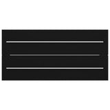 Sink Cabinet Black Engineered Wood 100 cm x 38.5 cm x 48 cm Sleek 804720
