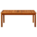 ZNTS Garden Coffee Table 110x60x45 cm Solid Acacia Wood 316401