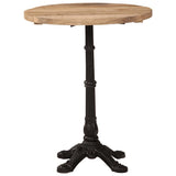 Bistro Table 60x76 cm Rough Mango Wood 321087