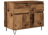 Sideboard Old Wood 60 x 35 x 70 cm Engineered Wood and Iron 881732