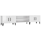 ZNTS TV Cabinet High Gloss White 180x31.5x40 cm Engineered Wood 816266