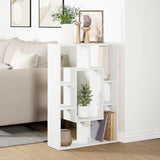 Bookcase White 63x20x90 cm Engineered Wood 858138
