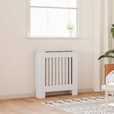 Engineered Wood Radiator Cover White 78 cm 325559