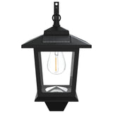 Wall Mount Lamp with LED Bulb 2 pcs Black 19 x 14 x 25 cm 42042689
