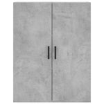 Highboard Concrete Grey 69.5x34x180 cm Engineered Wood 3195847