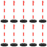 Chain Post Set with 10 m Plastic Chain 150955