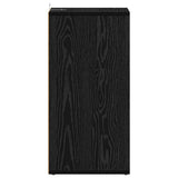 Shoe Cabinet 2 pcs Black Oak 32 x 35 x 70 cm Engineered Wood 862687