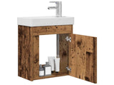 Bathroom Vanity Unit with Tap Old Wood 40.5 x 22.5 x 62 cm 889527