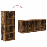 Hanging Cabinet Smoked Oak 40 x 29.5 x 100 cm Engineered Wood 884470