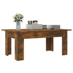 ZNTS Coffee Table Smoked Oak 100x60x42 cm Engineered Wood 815426