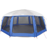 ZNTS Pool Tent with Removable Fly & Mesh Walls Azure Blue 690x690 cm 4100640