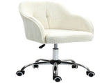 46-56 cm Teddy Fleece Office Chair - Cream T3398P377440