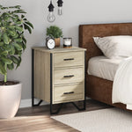 ZNTS Bedside Cabinet Sonoma Oak 40x41x60 cm Engineered Wood 848525