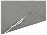 Cushion with Pillow HEERLEN 12 pcs Cloud Grey Fabric 926409