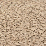 Rug ZIZUR 120x120 cm Jute Look Indoor and Outdoor 4006162