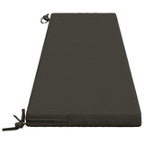 2-Piece Bench Cushions SOEST 2 pcs 100% Polyester Anthracite 949099