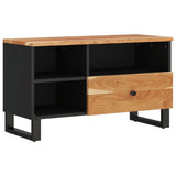 TV Cabinet 80x33x46 cm Solid Wood Acacia and Engineered Wood 351975