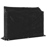 Firewood Rack with Rain Cover 151x40.5x110.5 cm Galvanised Steel 4104940