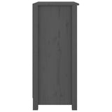 Sideboard Grey 70x35x80 cm Solid Wood Pine 813766