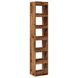 Book Cabinet/Room Divider Old Wood 40x30x198 cm 856812