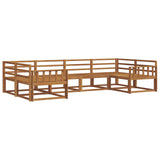 Outdoor Sofa Set 6 pcs Natural Solid Acacia Wood 3368062
