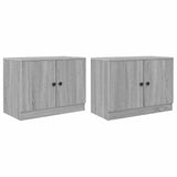 Storage Cabinet for Loft Bed 2 pcs Grey Sonoma 66 x 35 x 48 cm 893720