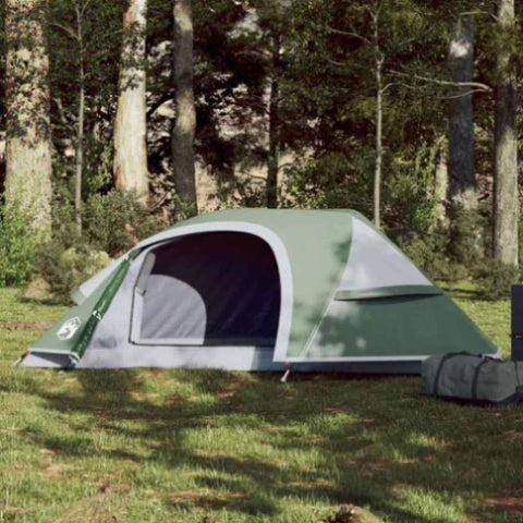 ZNTS Camping Tent Dome 1-Person Green Waterproof 94559