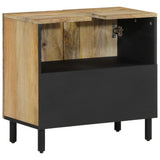 Bathroom Sink Cabinet 62x33x58 cm Solid Wood Mango 358231