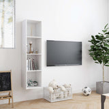 ZNTS Book Cabinet/TV Cabinet White 143x30x36 cm 800261