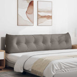 Back Pillow Taupe 200 x 24 x 50 cm Fabric 42014592