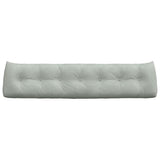 Back Pillow Light Grey 200 x 24 x 50 cm Velvet 42014603