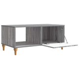 Coffee Table Grey Sonoma 90 x 50 x 40 cm Engineered Wood 894271