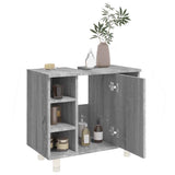 Bathroom Cabinet Grey Sonoma 60x32x53.5 cm Engineered Wood 826373