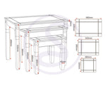 ZNTS Corona Nest Of Tables 300-303-010