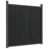 Fence Panel Grey 1391x186 cm WPC 3282796