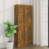 Book Cabinet Smoked Oak 82.5x30.5x185.5 cm Engineered Wood 815114