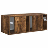 TV Wall Cabinet Smoked Oak 78.5 x 31 x 29.5 cm Engineered Wood 892219