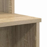 Desk with Shelf Sonoma Oak 120.5 x 44 x 88.5 cm Engineered Wood 869476