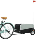 Bike Trailer Black and Grey 45 kg Iron 94042
