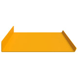 Floating Shelf 2 pcs Mustard Yellow 100 x 18 x 2.5 cm Steel 8004050